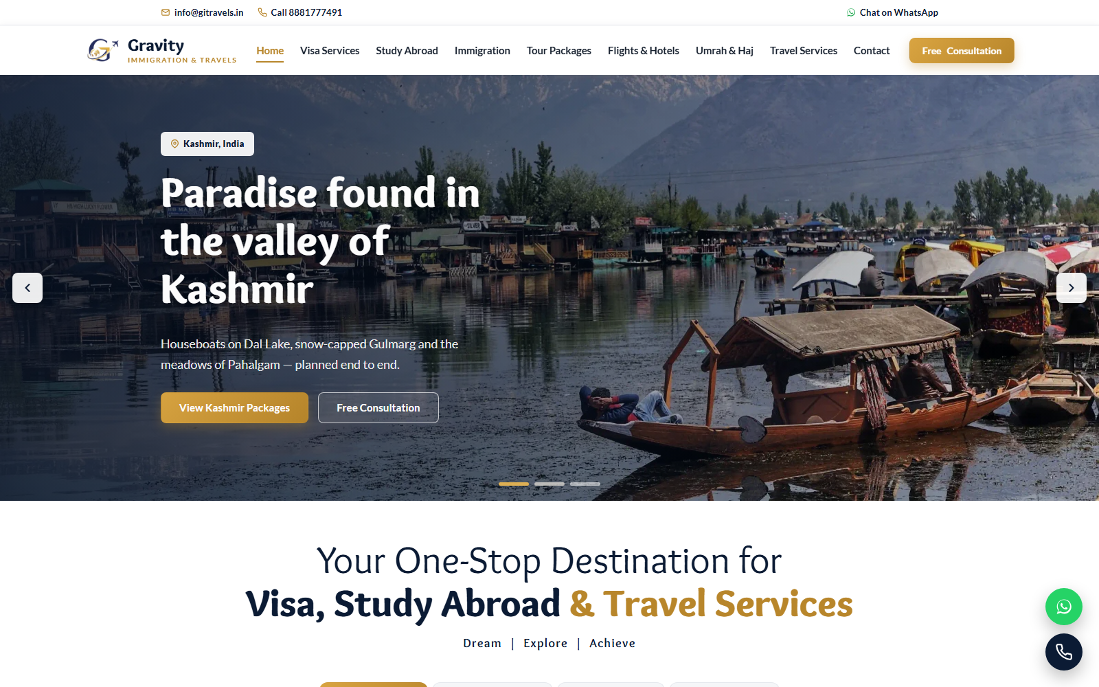 Gravity Immigration & Travels